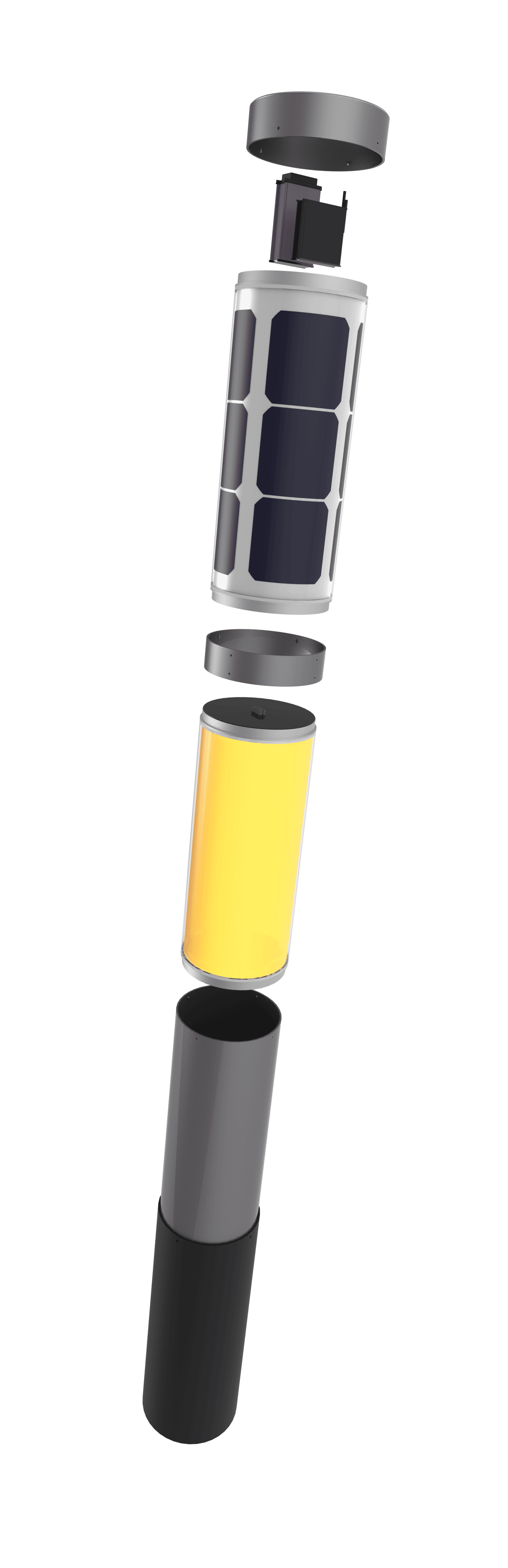 NxT-zonne-energie-LED-buitenverlichting-buitenlamp-onderdelen NxT solar bollard, LED buitenverlichting buitenlamp op zonne-energie